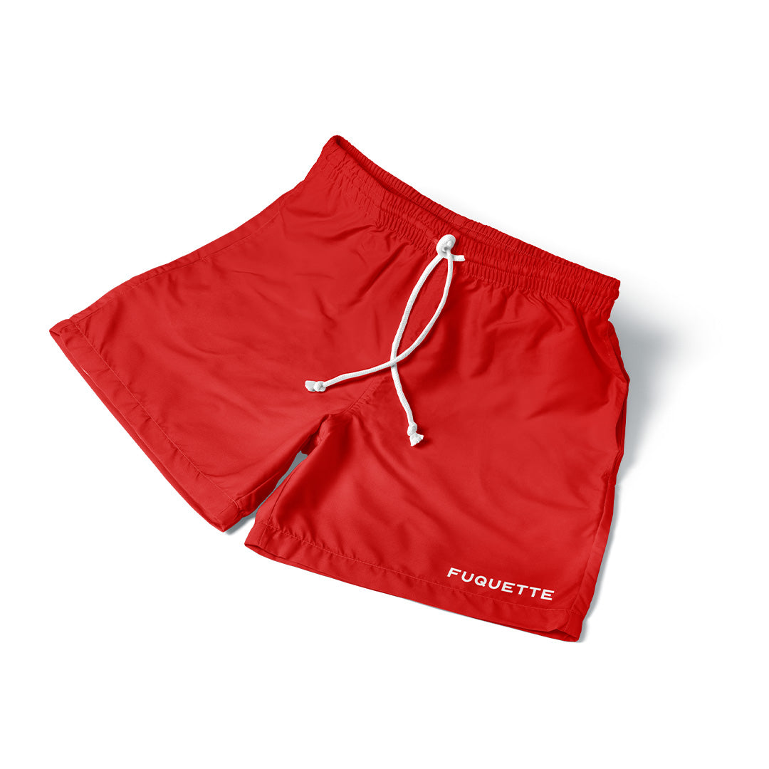 Limited Edition OG Sports Shorts (Retro Red) - FUQUETTE